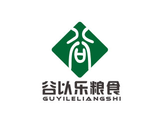 朱红娟的《谷以乐粮食》谷物粮食商标logo设计