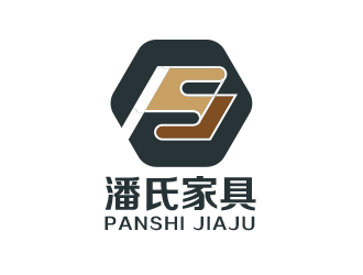 黄安悦的潘氏家具logo设计