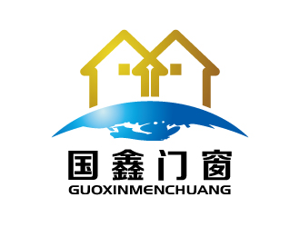 张俊的国鑫静音门窗logo设计