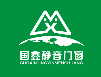 李杰的国鑫静音门窗logo设计