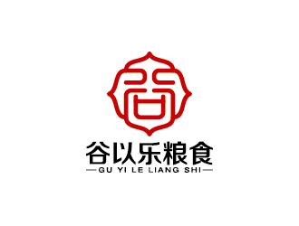 王涛的《谷以乐粮食》谷物粮食商标logo设计