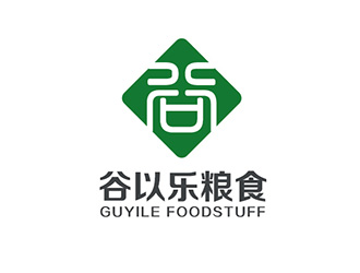 吴晓伟的《谷以乐粮食》谷物粮食商标logo设计