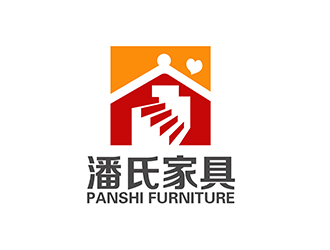 潘乐的潘氏家具logo设计