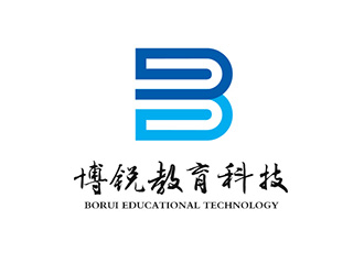 吴晓伟的陕西博锐教育科技有限公司logo设计