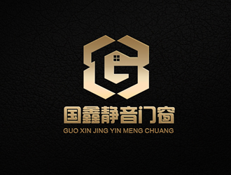 杨勇的国鑫静音门窗logo设计