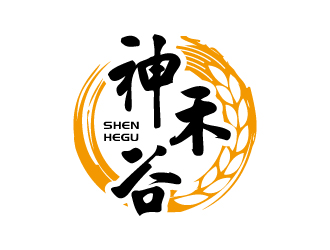 张俊的神禾谷食品商标设计logo设计