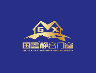 国鑫静音门窗logo设计