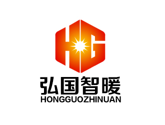 弘国智暖logo设计