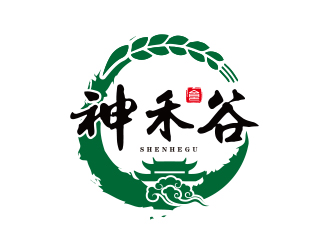 孙金泽的神禾谷食品商标设计logo设计