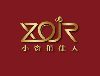 陈智江的小资俏佳人护肤品标志设计logo设计