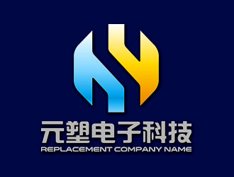 钟炬的元塑电子科技（上海）有限公司logo设计