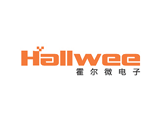 彭波的Hallwee电子有限公司标志设计logo设计