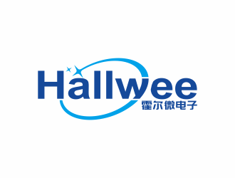 何嘉健的Hallwee电子有限公司标志设计logo设计