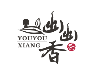 姜彦海的幽幽香茶叶商标设计logo设计