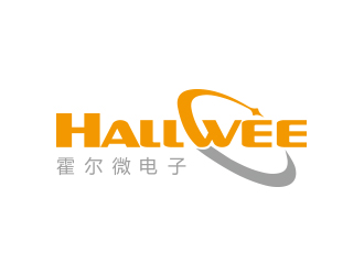 孙金泽的Hallwee电子有限公司标志设计logo设计