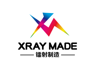张俊的Xray Made 中文：镭射制造logo设计