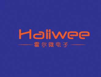 曾万勇的Hallwee电子有限公司标志设计logo设计