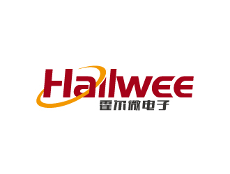刘双的Hallwee电子有限公司标志设计logo设计