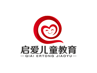王涛的启爱儿童教育logo设计