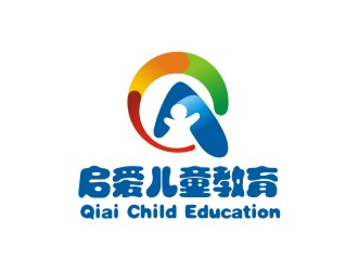 曾翼的启爱儿童教育logo设计