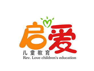 潘乐的启爱儿童教育logo设计