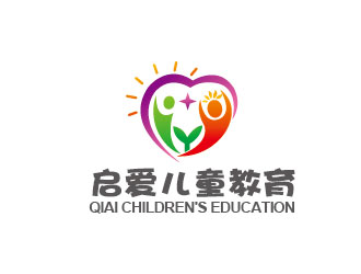 李贺的启爱儿童教育logo设计