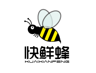 张俊的快鲜蜂logo设计