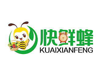 秦晓东的快鲜蜂logo设计