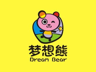 曾翼的梦想熊logo设计