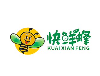 盛铭的快鲜蜂logo设计