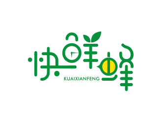 孙金泽的快鲜蜂logo设计