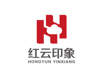 张晓明的沙河市红云印象广告logo设计