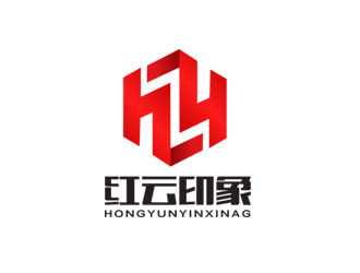 郭庆忠的沙河市红云印象广告logo设计
