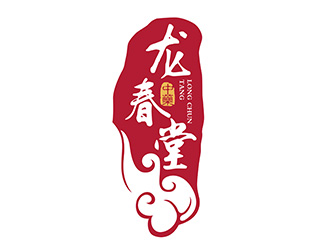 潘乐的龙春堂logo设计