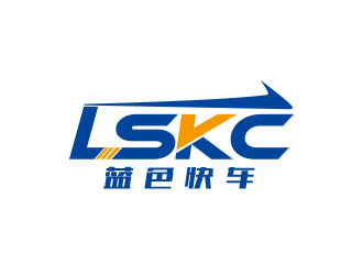 朱红娟的蓝色快车物流公司标志设计logo设计