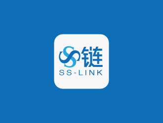 张俊的SS链物流平台标志设计logo设计