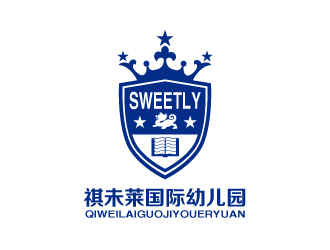 张俊的祺未莱国际幼儿园标志设计logo设计