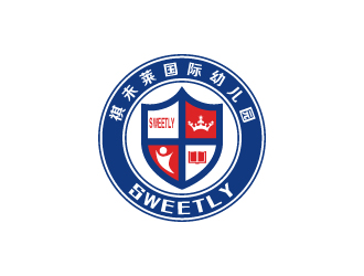 张俊的祺未莱国际幼儿园标志设计logo设计