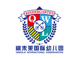 向正军的祺未莱国际幼儿园标志设计logo设计