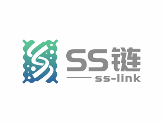 何嘉健的SS链物流平台标志设计logo设计