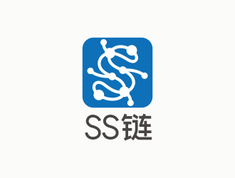 林思源的SS链物流平台标志设计logo设计