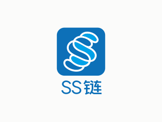 林思源的SS链物流平台标志设计logo设计