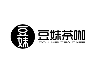 豆妹茶咖logo设计