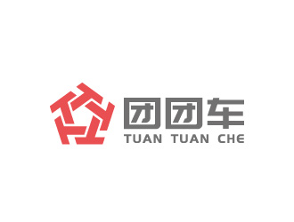 周金进的团团车logo设计