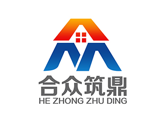 潘乐的深圳市合众筑鼎装饰工程有限公司logo设计