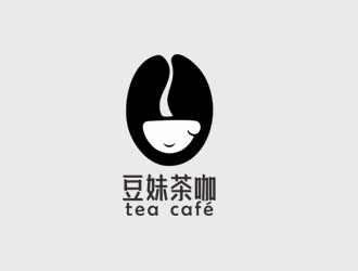 郭庆忠的豆妹茶咖logo设计