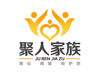 潘乐的聚人家族logo设计