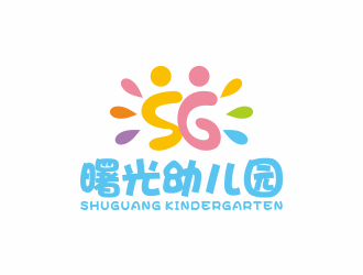 何嘉健的曙光幼儿园标志设计logo设计