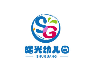 朱红娟的曙光幼儿园标志设计logo设计