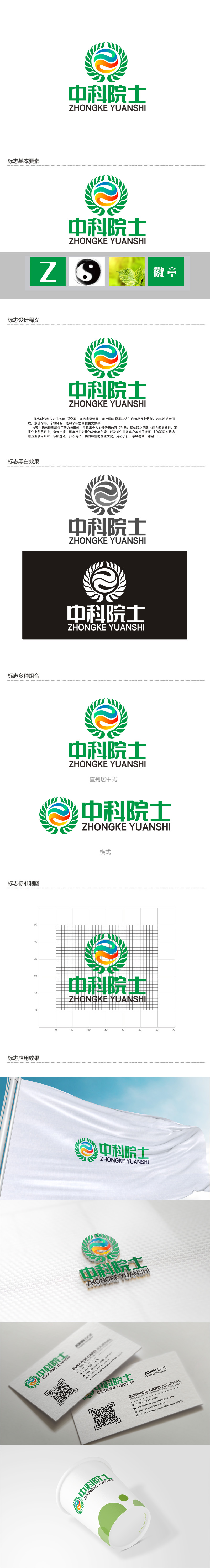 秦晓东的中科院士logo设计